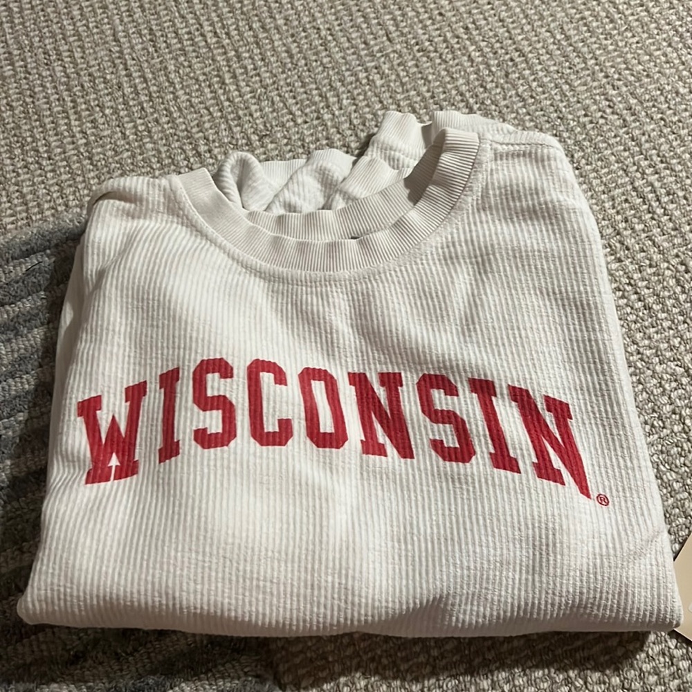 Wisconsin white long sleeve